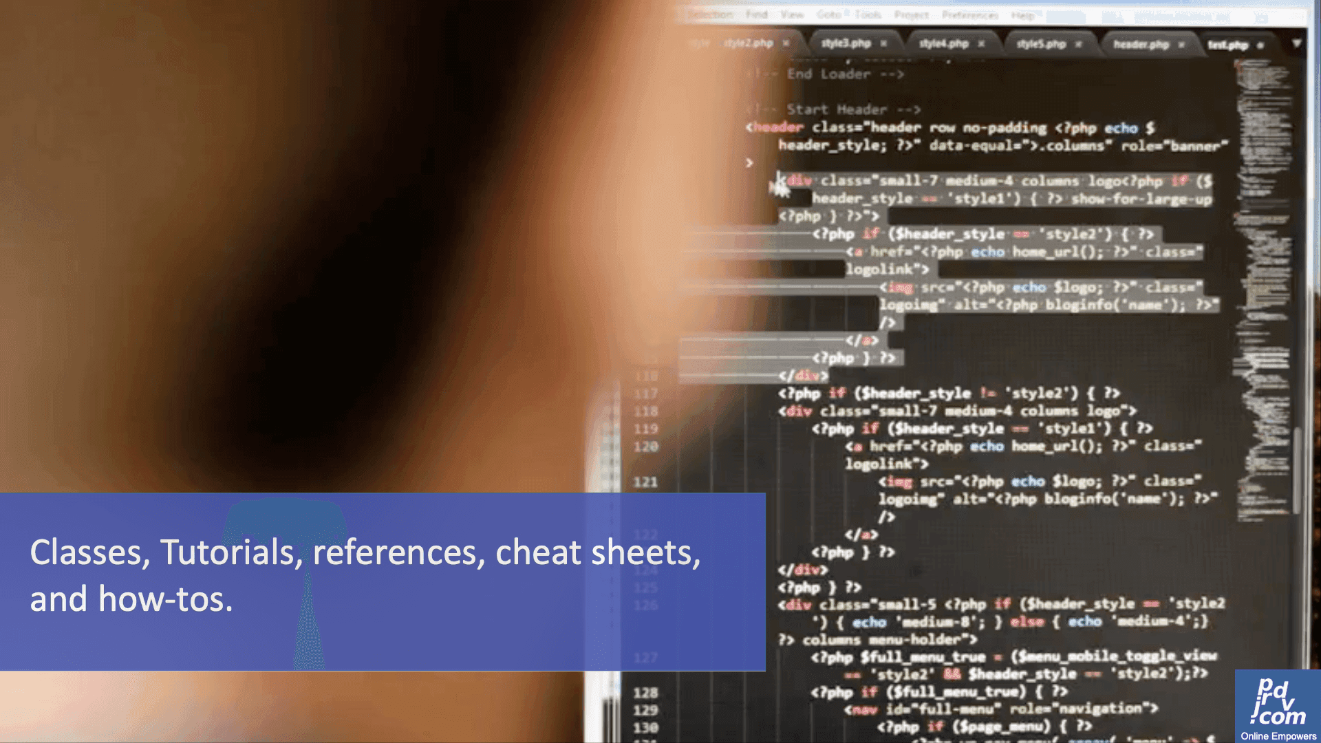 Classes, Tutorials, references, cheat sheets, and how-tos
